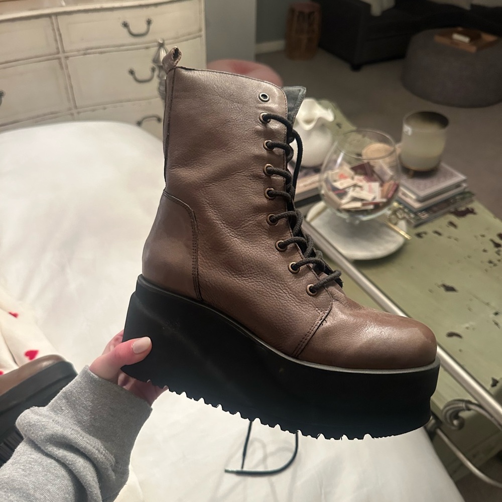 Free People | Nella Lace-up Boot - Picture 6 of 6